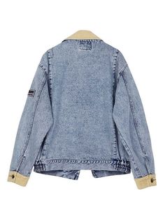 Fabric Name: Cotton Patchwork Denim Jacket, Patchwork Denim, Denim Patchwork, Fabric Names, Denim Button Up, Pre Order, Button Up Shirts, Denim Jacket, Button Up