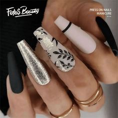 Click here to view more Fofosbeauty Press On Nails at lower price! Fofosbeauty--Press on nails 24 Pieces set 12 different sizes. Artificial nails design your own nails for weddings, parties, weekend dating, or special occasions. Acrylic nails art accessories design 24 pcs set full nail design fake nail tips with free nail glue sticker sheet and mini nail file. These tools can help you wear fake nails better, and the operation is easy and convenient for everyone. Clip-on nails have different sizes, you can choose the most suitable false nail regardless of the size of your nail. It is easy to trim and file it to any length and shape you like. In only 1 minutes, you can get the same glitter effect instead of paying half an hour for the expensive nail salon manicure. Features: Artificial Fake Light Colored Nails, Colored Nail Tips, Nagel Tips, Nail Type, Coffin Press On Nails, Snowflake Design, Get Nails, Acrylic Nails Coffin, Fall Nail Designs