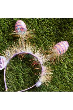 Easter Party Light Up Egg Headbands Available in 3 Colorsfinal sale Party Lights, Children's Boutique, Easter Party, Kids Costumes, Light Up, Egg, Easter, Yellow, Blue