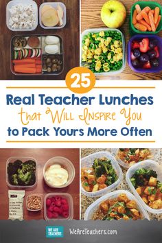 the 25 real teacher lunches that will inspire you to pack your meals more often