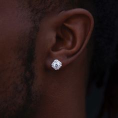 Micro Clustered Diamond Earrings White Gold Mens Nails, Earrings White Gold, Vermeil Jewelry, Custom Earrings, Earrings White, Men Earrings, Drop Necklace, Pendant Bracelet, Gold Design