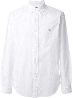 White Polo Shirt Outfit Men, Polo Shirt Outfits, Polo Long Sleeve, Estilo Preppy, Logo Shirt, White Polo, Men Shirt Style, Ralph Lauren Polo, Oxford Shirt