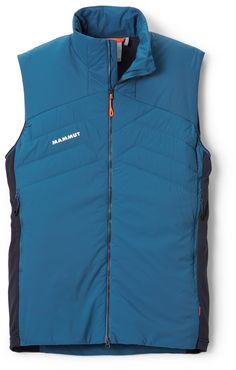 Stay warm on the go with men's Mammut Rime Light IN Flex insulated vest. Its stretch insulation keeps your core warm while still being breathable so you don't overheat when incline ticks up. Marine Colors, Types Of Insulation, Mens Items, Mens Vests, Vests Mens, Life Well Lived, Rei Co-op, Ticks, Lining Fabric