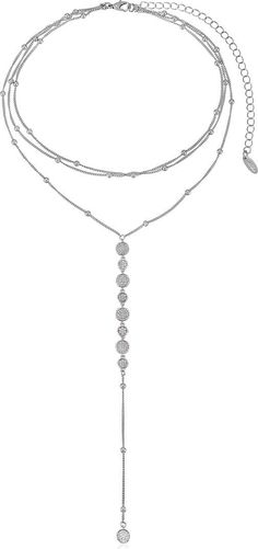 Ettika Triple Layer Y-Necklace | Nordstrom Adjustable Delicate Crystal Chain Necklace, Adjustable Crystal Necklace With Delicate Chain, Crystal Dangle Lariat Necklace With Adjustable Chain, Cubic Zirconia Lariat Necklace With Delicate Chain, Farmhouse Furniture, The Light, Cubic Zirconia, Gold Plate, Farmhouse