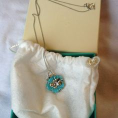 New In Box From Qvc. Artisan Crafted Sterling / 18k Limited Edition Turquoise Flower Pendant On Chain. Qvc Jewelry, Semi Precious Necklace, Silver Cross Pendant, Turquoise Bead Necklaces, Black Hills Gold, Silver Bead Necklace, Turquoise Flowers, Gold Cross Necklace, Sterling Necklaces