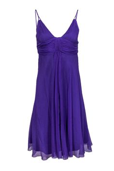 Summer Dresses With Lined Bodice In Purple, Summer Purple Dress With Lined Bodice, Chic Purple Dresses With Ruched Bodice, Chic Purple Dress With Ruched Bodice, Purple Ruched Bodice Dress For Cocktail, Purple Ruched Bodice Dress For Summer, Purple Ruched Bodice Summer Dress, Purple Party Dress With Pleated Bodice, Purple Dress With Ruched Bodice For Gala