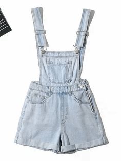 ⚡️Buy Cuffed High Waist Denim Overall Shorts Black M under $54.00 in Overalls Online. Style: Casual, Street. Color: Black/Navy Blue/Blue. Main Material: Cotton Blend. Fit Type: Regular. Design: Functional Pockets, High Rise Waistline, Adjustable Shoulder Straps. ✓Free Shipping on all orders over US$69. Casual High-waisted Shortalls With Pockets, Trendy Cotton Cutoff Shortalls, Summer Light Wash Shortalls, Spring Shortalls In Dark Wash, Cutoff Shortalls With Pockets For Spring, Spring Cutoff Shortalls With Pockets, Trendy High Rise Cotton Shortalls, Casual High Rise Shortalls For Spring, Casual Cotton Cutoff Shortalls