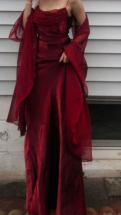 Burgundy Mermaid Spaghetti Straps Long Prom Dress With Chiffon Sash Red Spaghetti Strap Dress Long, Burgundy Vintage Dress, Formal Dark Red Dress, Red Bustier Dress, Full Length Dress Formal, Prom Dress Wine Red, Red Hoco Dress Long, Dark Dresses Elegant, Wine Dress Outfit Wedding