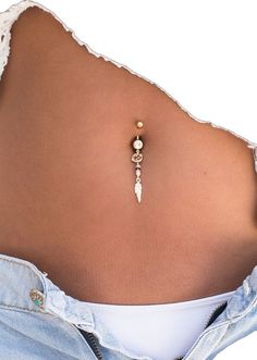 White Bohemian Body Jewelry For Festival, Bohemian Handmade Belly Rings As Gifts, Bohemian Handmade Belly Rings For Gifts, Beaded Dream Catcher, Piercing Navel, Feather Dream Catcher, Handmade Dreamcatcher, Navel Ring, Belly Button Piercing