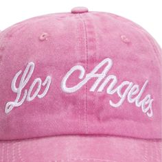 Get ready to add a touch of California style to your wardrobe with our Los Angeles Baseball Cap. This vibrant and playful cap is the perfect accessory to complete any casual and trendy outfit, or to creat American Girl Aesthetic Outfit Material: CottonAdjustable size American Girl Aesthetic, Egirl Soft, Soft Girl Clothes, Egirl Clothes, Kawaii Goth, Soft Pink Color, Kawaii Accessories, Y2k Pink, Embroidered Baseball Caps