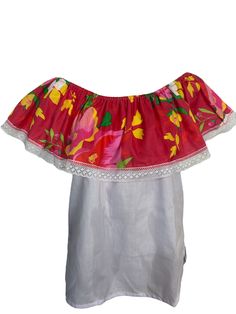 Introducing our Puerto Rican and Nicaraguan Floral Jibarita Campesina Dress – your perfect way to celebrate rich cultural traditions. Crafted with care, this beautiful dress honors the vibrant heritage of both Puerto Rico and Nicaragua, bringing a touch of authenticity and pride to your wardrobe. Includes: Blouse, Skirt and belt Sizes Available: XS to XXL - Approximate Length: 36 inches Color: Floral Pattern Material: Polycotton Care Instructions: Hand-Wash or Dry-Clean Embrace your cultural roo Festival Dresses With Attached Cancan, Summer Dresses With Traditional Patterns For Ceremonies, Traditional Patterned Dresses For Summer Ceremonies, Bohemian Dresses With Attached Cancan For Spring, Traditional Dress For Fiesta And Festivals, Traditional Summer Dresses With Traditional Patterns, Bohemian Tops With Traditional Patterns For Summer, Traditional Dresses With Traditional Patterns For Summer, Multicolor Bohemian Blouse With Lace Trim