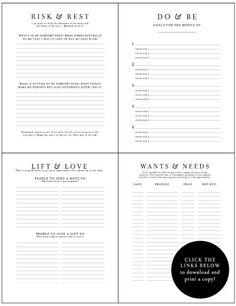 the printable wedding checklist is shown in black and white