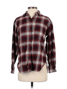 Gap Long Sleeve Button Down Shirt Size: 2X-Small Tops - used. 100% COTTON, Plaid | Gap Long Sleeve Button Down Shirt: Burgundy Plaid Tops - Size 2X-Small Classic Gap Tops For Fall, Casual Gap Tops For Fall, Gap Casual Tops For Fall, Classic Gap Tops With Button Closure, Classic Gap Shirt For Fall, Classic Gap Tops With Buttons, Gap Casual Collared Blouse, Casual Gap Top With Button Closure, Gap Long Sleeve Button Shirt