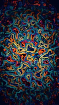 an abstract background with many different colors