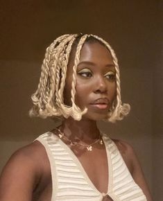 Blonde Braids, Protective Hairstyles Braids, Pretty Braided Hairstyles, Hair Reference, Box Braids Hairstyles, Braids For Black Hair, Aesthetic Hair, Blonde Hair Color, Protective Hairstyles