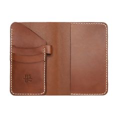 Brown leather notebook wallet Classic Bifold Wallets With Pockets, Leather Organizers With Interior Card Slots For Daily Use, Travel Bifold Card Holder With Pockets, Leather Travel Wallet With Pockets, Bifold Wallets With Card Slots For Organization, Classic Leather Wallets With Pockets, Bifold Wallets With Interior Card Slots, Bifold Wallet With Card Slots, Leather Organizer With Interior Card Slots