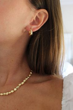 The earrings that will never go out of style! 0.6in gold filled hoops. Nickel free. Tarnish resistant. Bubble Earrings, Everyday Bracelet, Gold Filled Hoops, Jewelry Inspo, Gold Hoops, Go Out, Out Of Style, Gold Filled, Gold Jewelry