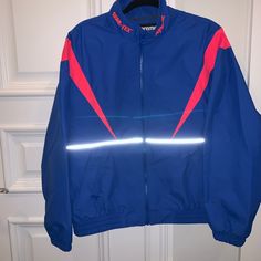 Brand New Supreme Jacket (Gore Tex) Style, Lightweight, Size Medium, Perfect Condition, No Rips, Stains Or Tears, Never Worn! Blue Athleisure Outerwear With Pockets, Sporty Long Sleeve Outerwear With Reflective Details, Athleisure Long Sleeve Outerwear With Reflective Details, Blue Sporty Outerwear For Work, Blue Long Sleeve Track Jacket For Workwear, Blue Long Sleeve Track Jacket For Work, Blue Long Sleeve Track Jacket, Blue Spring Windbreaker For Work, Supreme Jacket