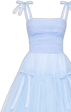 Summer Tulle Dresses With Ruched Bodice, Summer Tulle Dress With Ruched Bodice, Blue Tulle Dress With Spaghetti Straps, Summer Tulle Dress With Pleated Bodice, Summer Dresses With Pleated Bodice And Tulle Material, Light Blue Tulle Dress For Summer, Light Blue Tulle Summer Dress, Light Blue Tulle Skirt Dress For Summer, Summer Dress With Tulle Skirt And Fitted Bodice