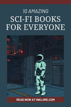 an image of a book with the title 10 amazing sci - fi books for everyone