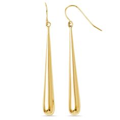 Teardrop Shepherd Hook Dangle Earrings in Yellow Gold. The teardrop dangle in 14k yellow gold makes these earrings a classically elegant option for all occasions. https://www.brilliance.com/earrings/teardrop-shepherd-hook-dangle-fashion-earrings-yellow-gold Classic Long Drop Earrings With Polished Finish, Modern Long Drop Yellow Gold Earrings, Elegant Yellow Gold Teardrop Earrings With Ear Wire, Modern Yellow Gold Teardrop Earrings For Formal Occasions, Yellow Gold Teardrop Linear Earrings Fine Jewelry, Fine Jewelry Yellow Gold Teardrop Linear Earrings, Formal Long Drop Teardrop Earrings, Elegant Yellow Gold Drop Earrings, Formal Polished Long Drop Teardrop Earrings