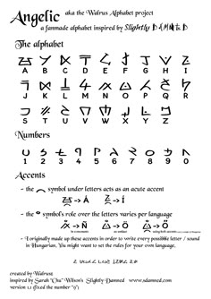 an ancient alphabet is shown in this image