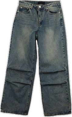 Casual Cropped Leg Cargo Jeans For Fall, Trendy Washed Wide-leg Jeans, Trendy Cropped Cargo Jeans For Fall, Y2k Relaxed Fit Washed Bottoms, Retro High Waist Cargo Jeans For Spring, Retro Baggy Washed Bottoms, Trendy Loose-fit Cargo Jeans For Spring, Trendy Loose Fit Cargo Jeans For Spring, Casual Cropped Cargo Jeans For Streetwear