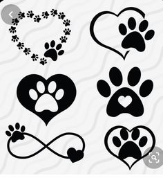 dog paws and hearts svt files