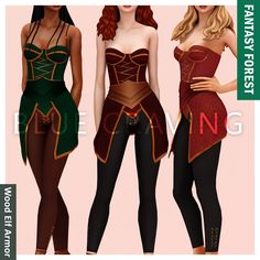 Elf Armor, Elf Dress, The Sims 4 Packs, Tumblr Sims 4, Elf Clothes, Sims 4 Teen, Wood Elf