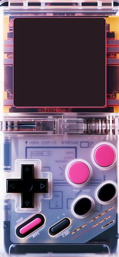 an electronic device with buttons and other electronics in it's plastic case, including a game controller