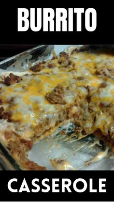 a casserole dish with meat and cheese on it