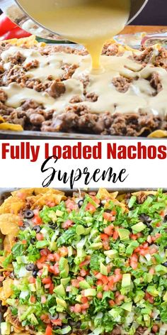 this loaded nachos recipe is so easy to make