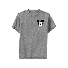 Michigan Wolverines Update his casual wardrobe with this Disney's Mickey Mouse Boys 8-20 Oops Face Performance Tee. © Disney FEATURES Crewneck Short sleevesFABRIC & CARE Polyester Machine wash Imported Size: X Large. Color: Dark Grey. Gender: male. Age Group: adult. Material: Cotton Blend. Mickey Mouse Graphic Tee Tops, Disney Fits, Friends Vintage, Buddy The Elf, Sleeve Packaging, Kids Clothes Boys, Mickey Mouse And Friends, Graphic Apparel, Michigan Wolverines