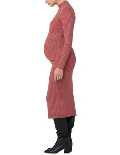 Knit Dress, Nursing, Knitting, Pink