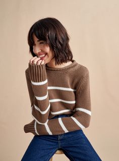 Mini Marina Sweater Stripe | La Ligne NYC