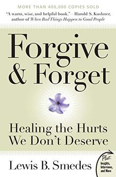 a book cover with flowers on it and the words, forggve & forgett