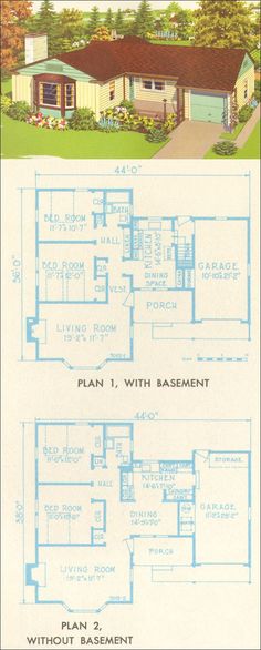 an old house with blueprints showing the floor plan and measurements for each room