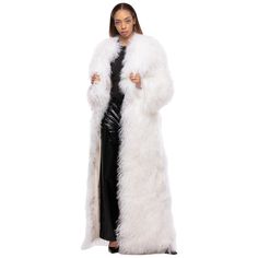 Adrienne Mongolian Fur Coat Mongolian Fur, Collar Neck, New Perspective, Naturally Curly, S Models, Oversized Fits, Full Body, Ready To Wear, Collar