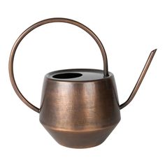 Iron Watering Can in Antique Copper Finish Plant Watering Can, Plant Watering, Iron Gifts, Beautiful Wooden Boxes, Unique Bowls, Rain Chain, Wooden Storage Boxes, Functional Decor, Copper Finish