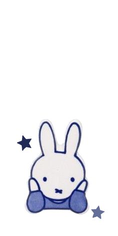 an image of a rabbit with stars in the background