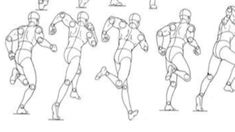 an image of how to draw football players