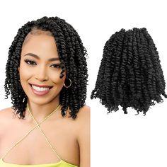 PRICES MAY VARY. ✅1.【Material】: Pre-twisted Passion Twist Crochet Hair is Made by High Quality Low Temperature Synthetic Fiber with a Super Soft & Fluffy Hair Texture, All Handmade and Unique Twist, They are Washable and Reusable ✅2.【Feature】: Natural & Stylish Looking, No Smell and Long-Lasting, No Itch.Super Soft and Lightweight, Itch-Free, Tangle-Free, Shedding-Free ✅3.【Easy Install】: Each Strands Individually Pre-looped, Easy to Install, Even Beginners Can Finish the Hairstyle Quickly, Save Bob Passion Twists Hairstyle, Soft Fluffy Hair, Short Crochet Braids Hairstyles, Short Crochet Braids, Passion Twist Crochet, Passion Twist Hair, Short Crochet, Crochet Styles, Crochet Needle