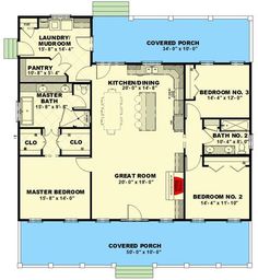 the floor plan for a two story house