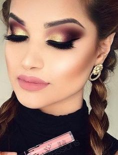 Eyeshadow Brown Eyes, Makeup Eyeshadow Brown Eyes, Eye Makeup Cut Crease, Trendy Eyeshadow, Cut Crease Makeup, Brown Eyeshadow, Trendy Makeup