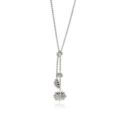 David Yurman Starburst Diamond Drop Necklace In Sterling Silver 0.39 Ctw Silver / Fashion Necklace David Yurman Diamond Drop Necklace, Diamond Drops, Drop Necklace, David Yurman, Silver Fashion, Limited Time, Sterling Silver, Silver, Color