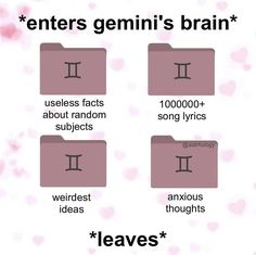 an image of some type of information on the side of a computer screen that says,'enter gemini's brain '