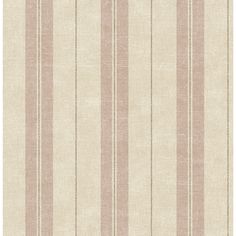 a beige and pink striped wallpaper