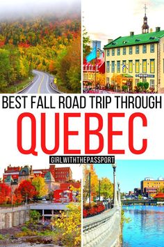 A Quebec Road Trip Itinerary You'll Want to Steal this Fall! Quebec Road Trip, Quebec Travel, Things To Do In Quebec, Montreal Travel Guide, Canada Summer, Alberta Travel, Canada Vacation, Vancouver Travel