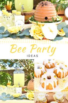 an image of bee party ideas