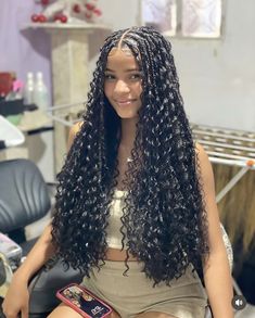 Cuban Hairstyles, Hispanic Braids, Long Crochet Hairstyles, Short Box Braids, Curly Hair Extensions